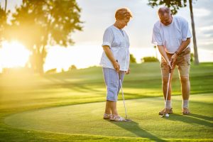 active adults golf