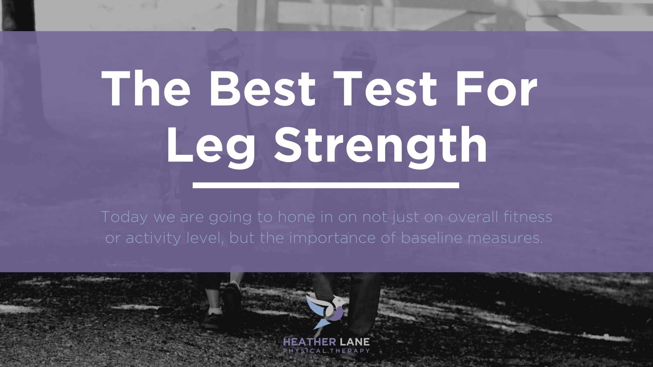 Test for Leg Strength